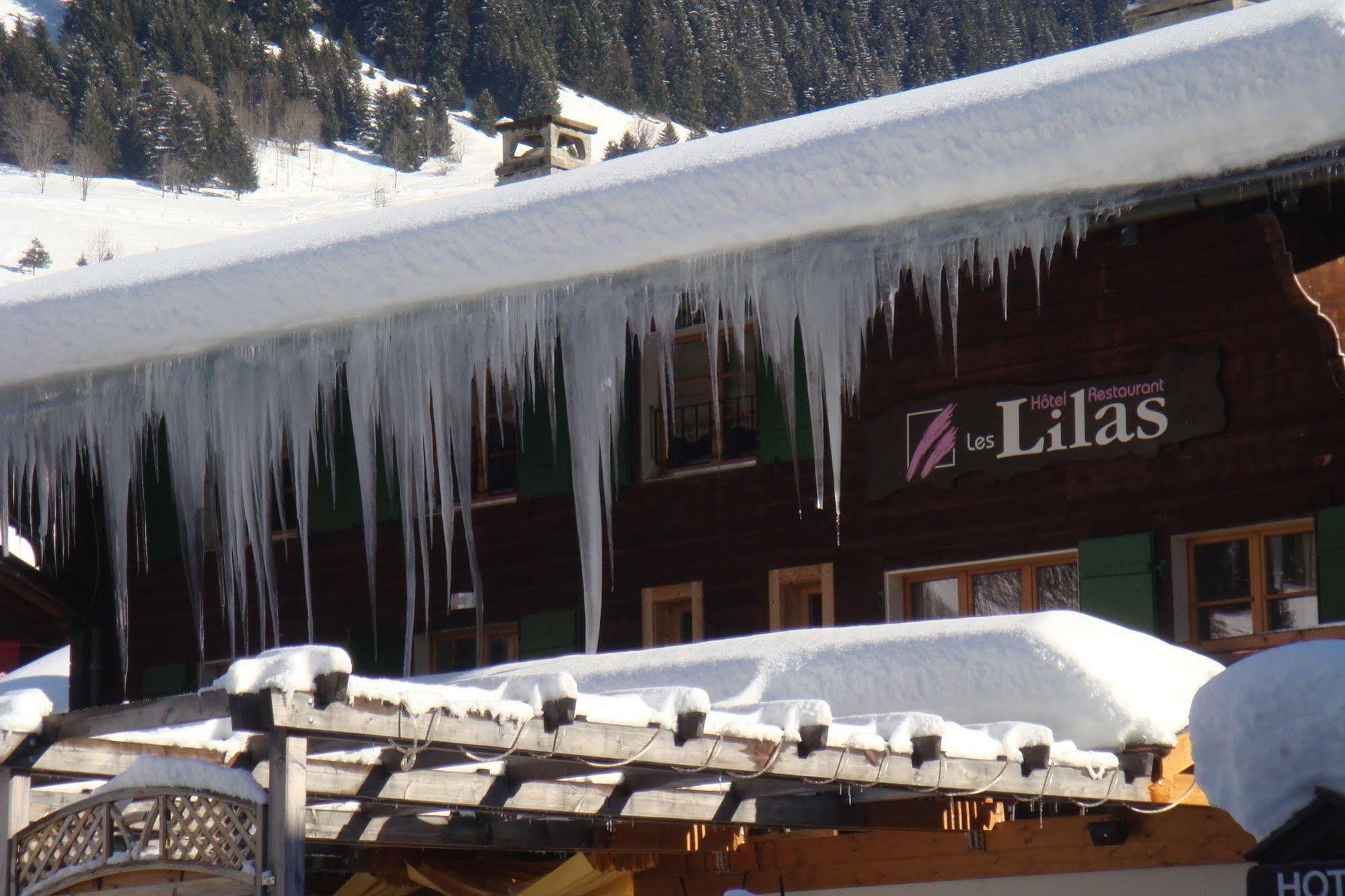 Hotel Restaurant Les Lilas Les Diablerets Exterior foto